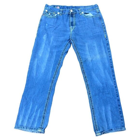 TRUE Religion Jeans Size 42 RICKY SUPER T Blue - Picture 4 of 7